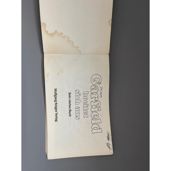 Breitet Sich Aus Garfield German Edition Vintage Comic Book - Picture 3 of 5